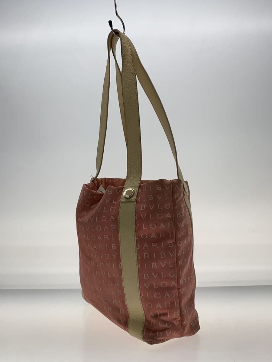 BVLGARI handbag canvas PNK all-over pattern 2