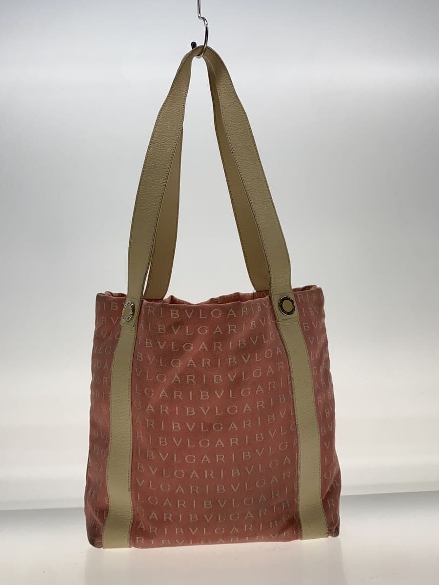 BVLGARI handbag canvas PNK all-over pattern 3