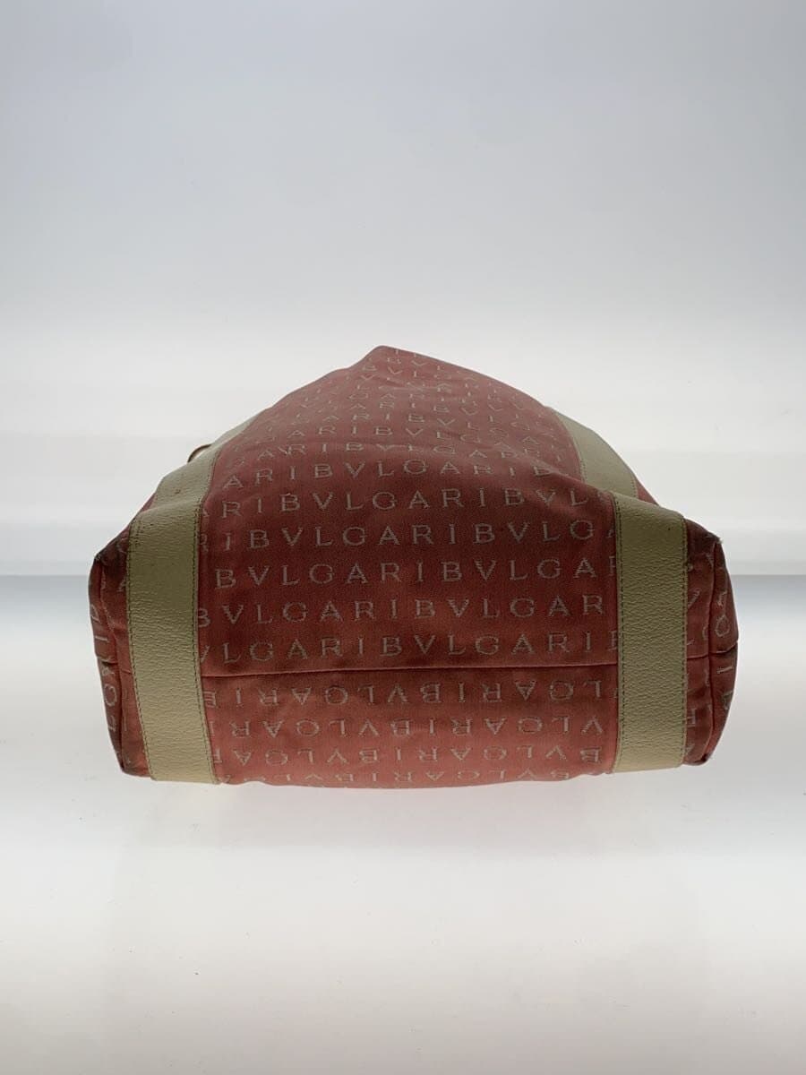 BVLGARI handbag canvas PNK all-over pattern 4