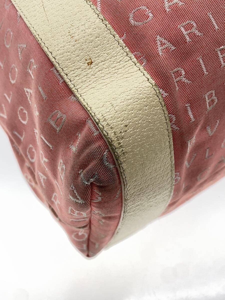BVLGARI handbag canvas PNK all-over pattern 7