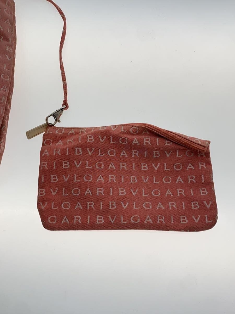 BVLGARI handbag canvas PNK all-over pattern 9
