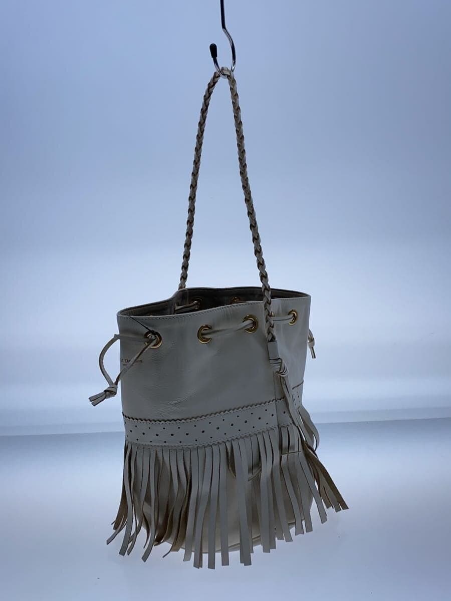 J&M DAVIDSON Shoulder Bag Leather CRM Solid 2