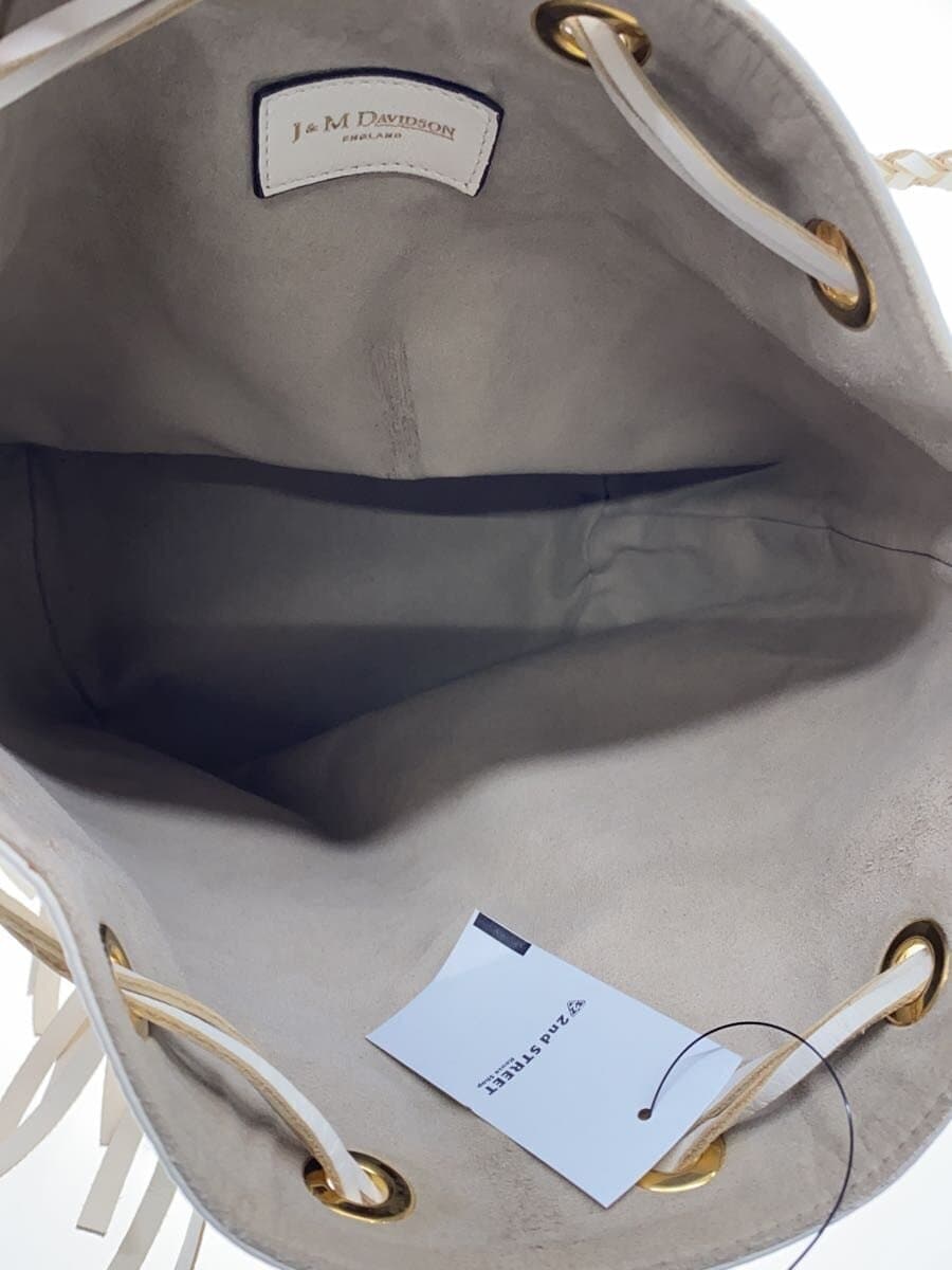 J&M DAVIDSON Shoulder Bag Leather CRM Solid 6