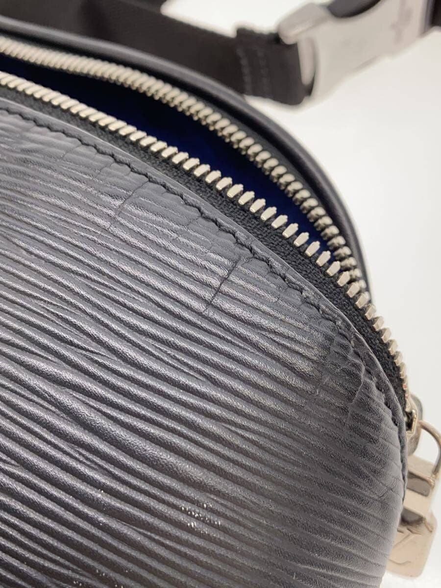 LOUIS VUITTON Bum Bag_Epi_LV Circle Cowhide BLK 7