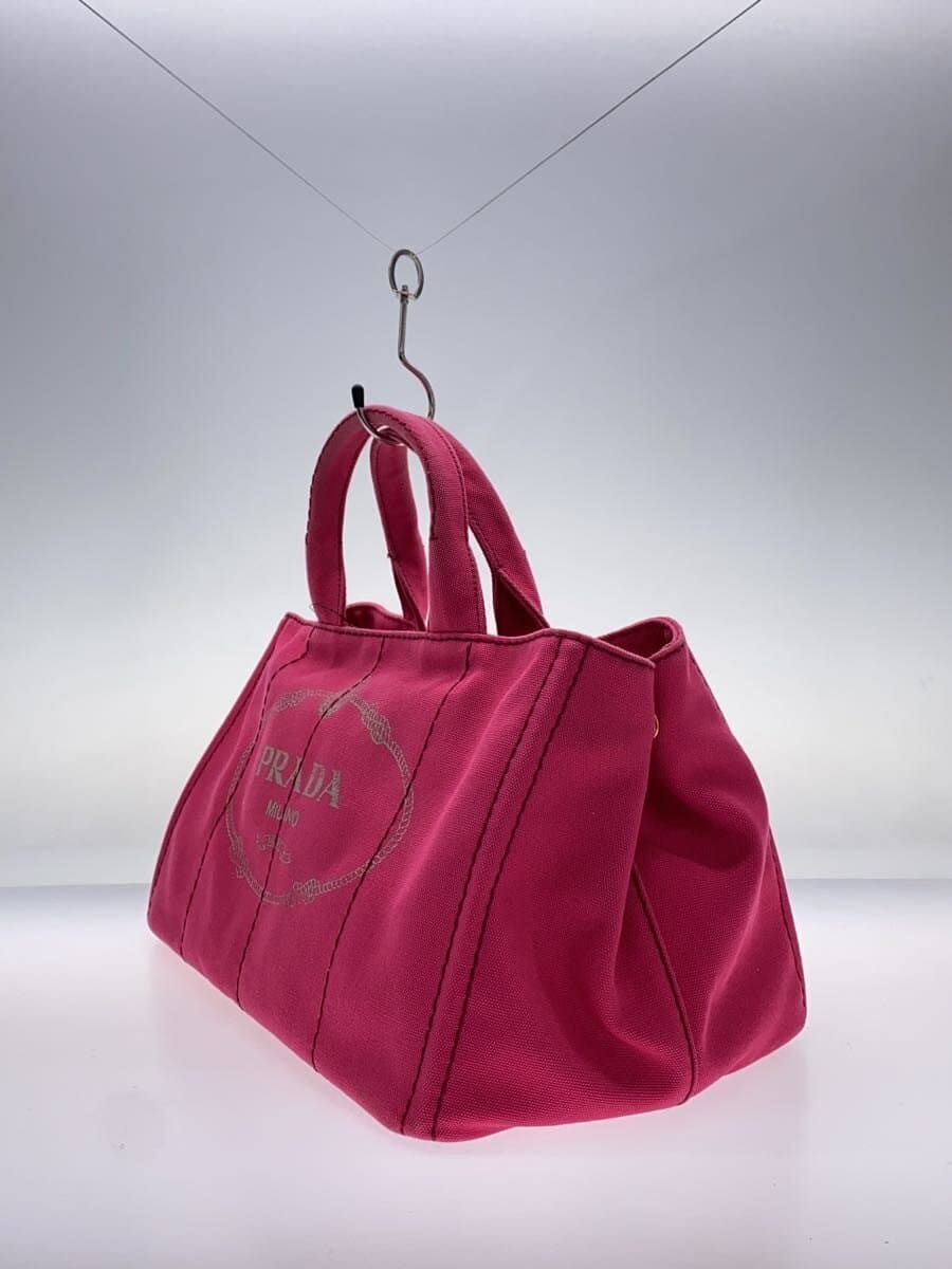 PRADA Tote Bag Cotton PNK 2