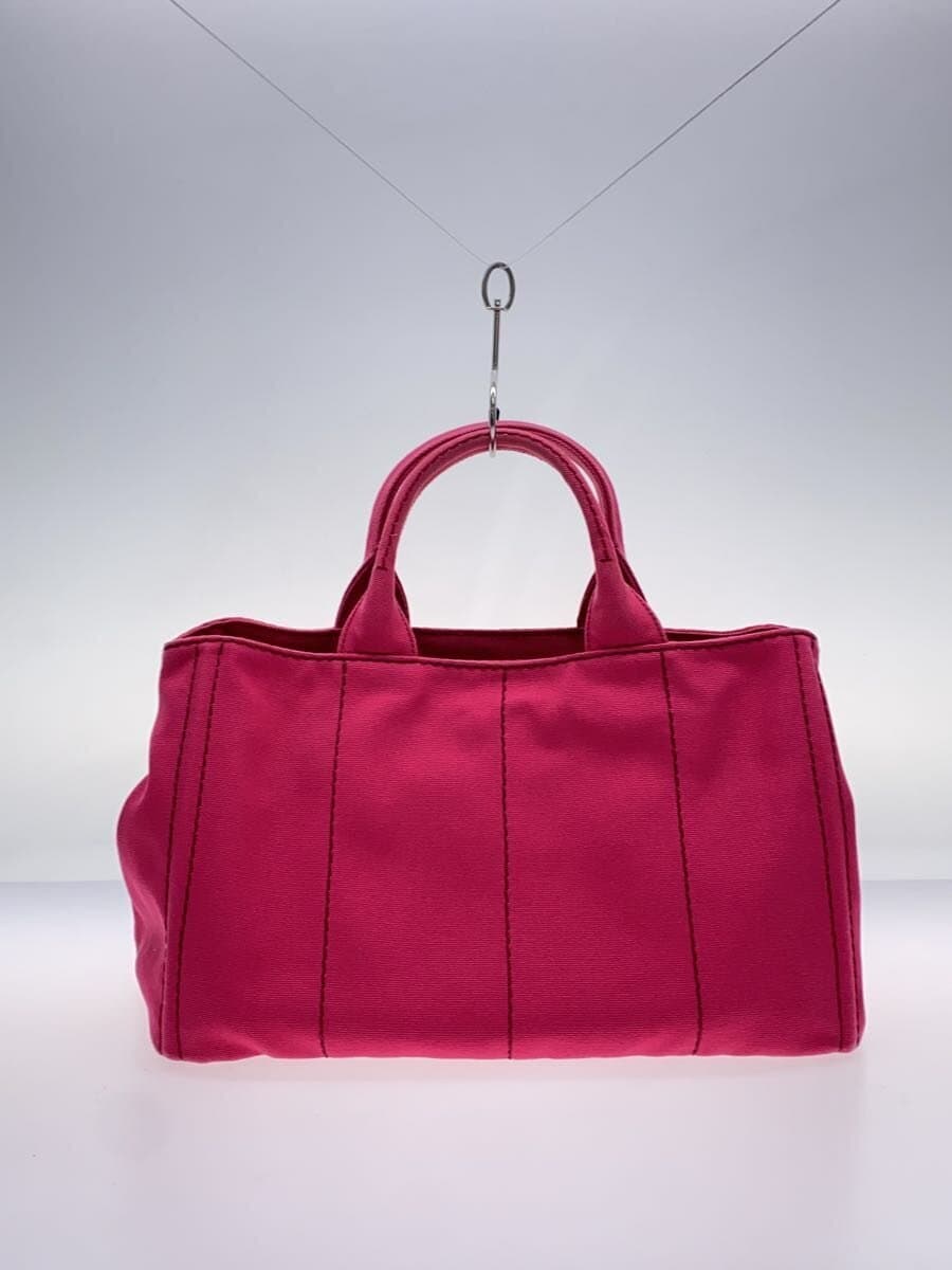 PRADA Tote Bag Cotton PNK 3