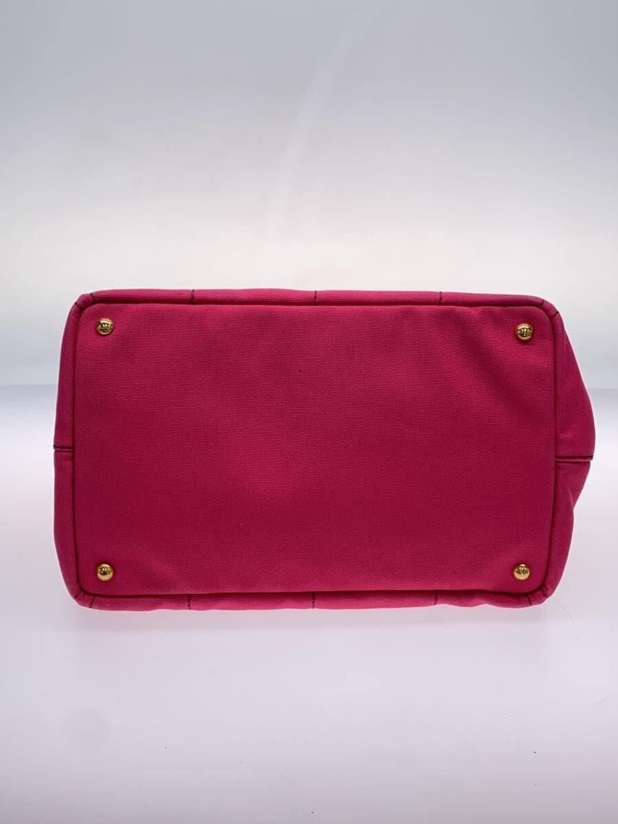 PRADA Tote Bag Cotton PNK 4