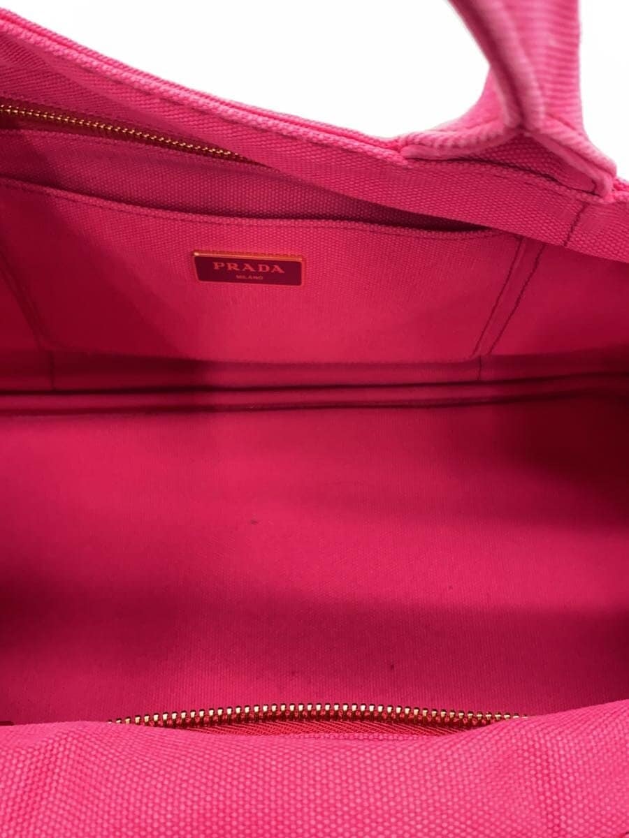 PRADA Tote Bag Cotton PNK 6