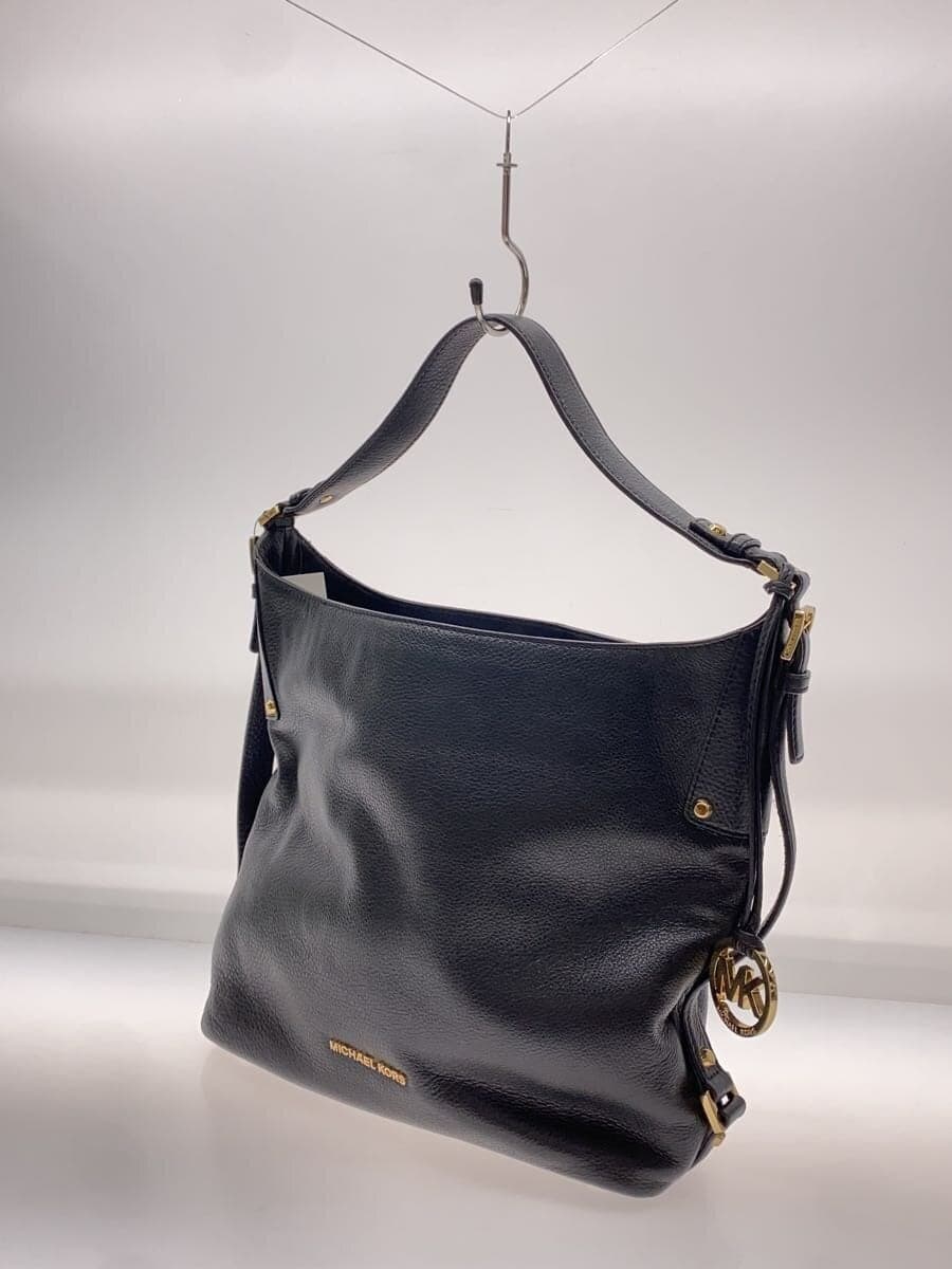 MICHAEL KORS Handbag Leather Black Solid Color 2