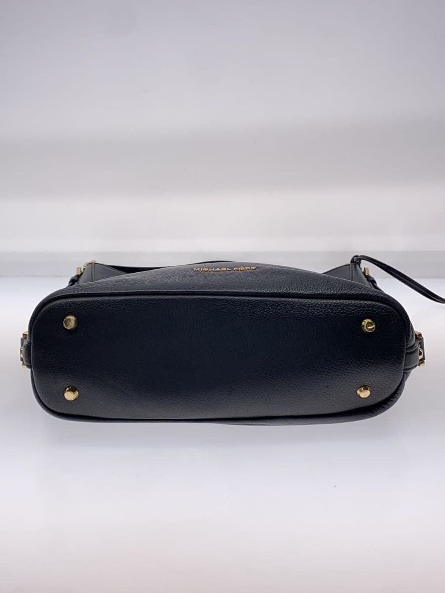 MICHAEL KORS Handbag Leather Black Solid Color 4