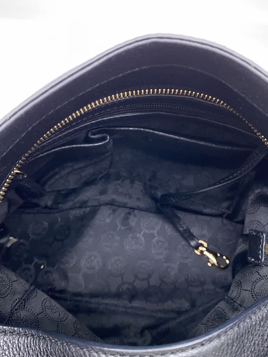 MICHAEL KORS Handbag Leather Black Solid Color 6