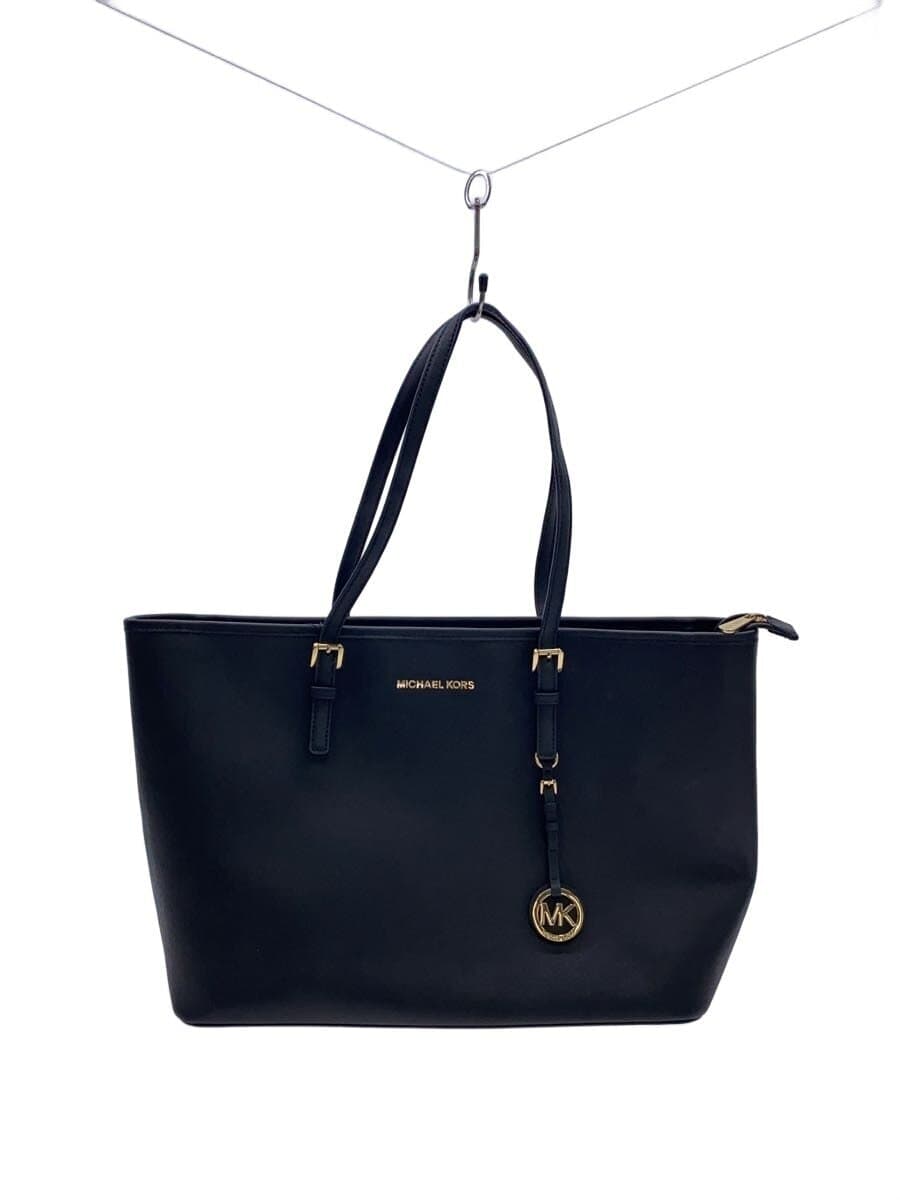 MICHAEL KORS Tote Bag Leather BLK 30T5GTVT2L