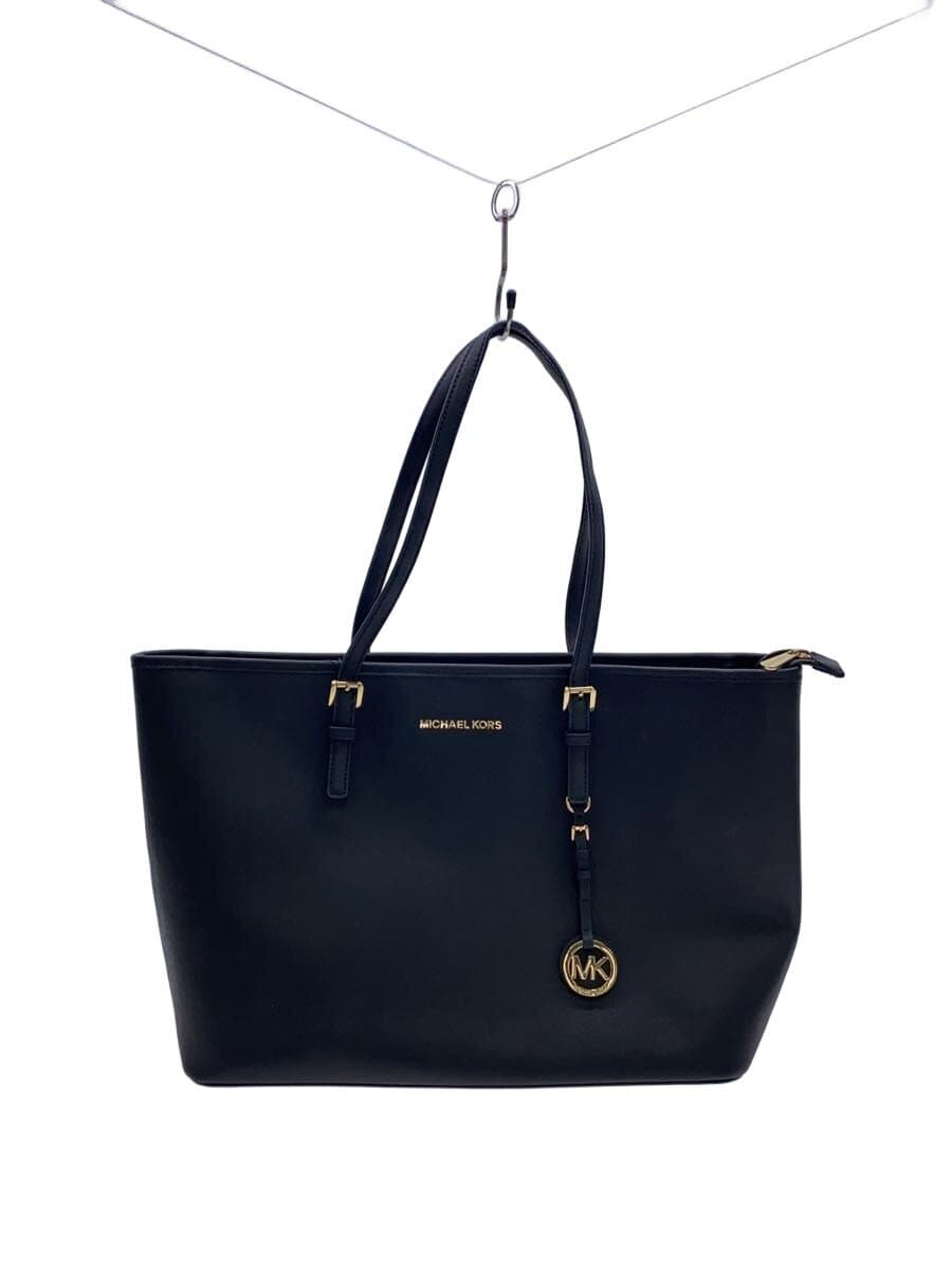 MICHAEL KORS Tote Bag Leather BLK 30T5GTVT2L