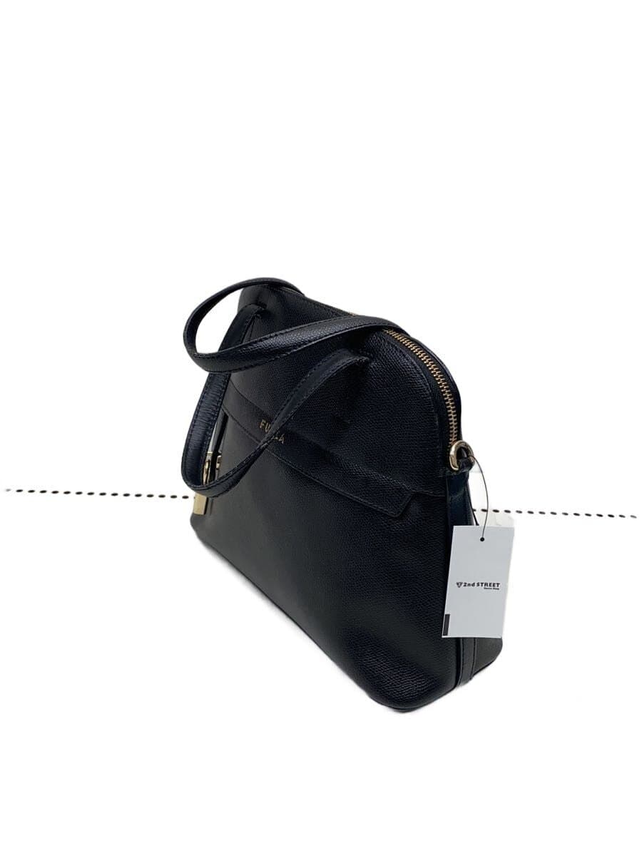 FURLA Shoulder Bag Leather BLK 2
