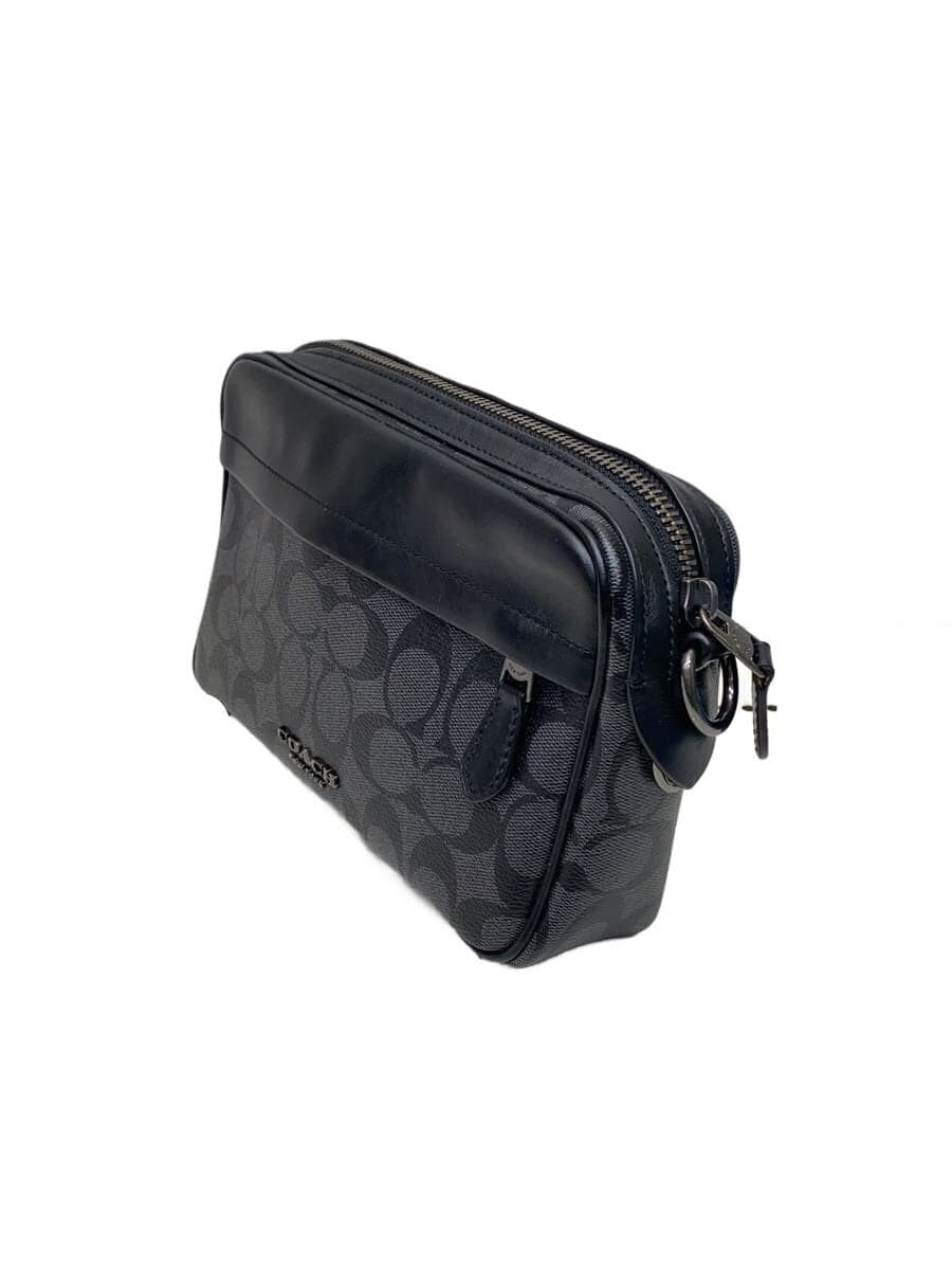 COACH Bag Leather BLK All Over Pattern b2047-f50716 2