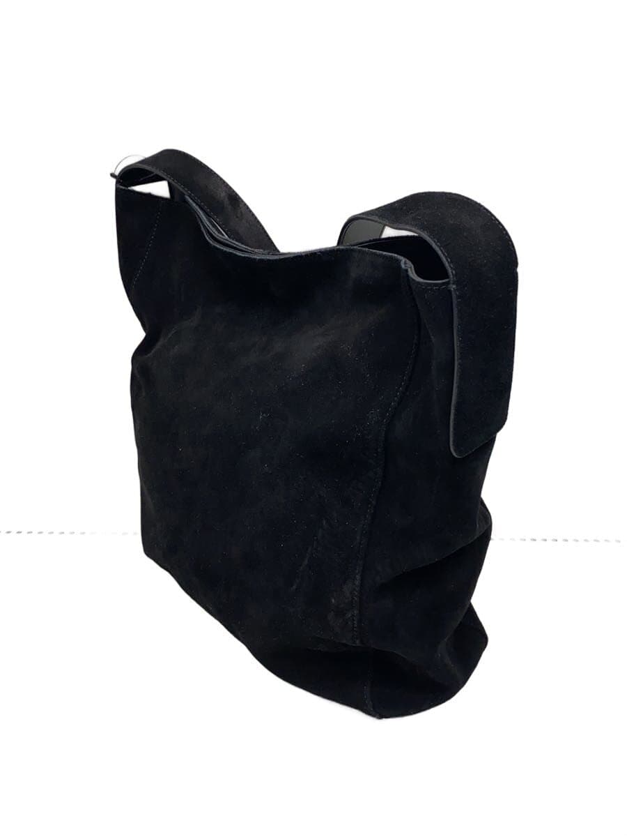 Other Brand Shoulder Bag Suede BLK 2