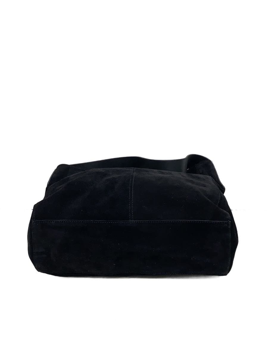 Other Brand Shoulder Bag Suede BLK 4