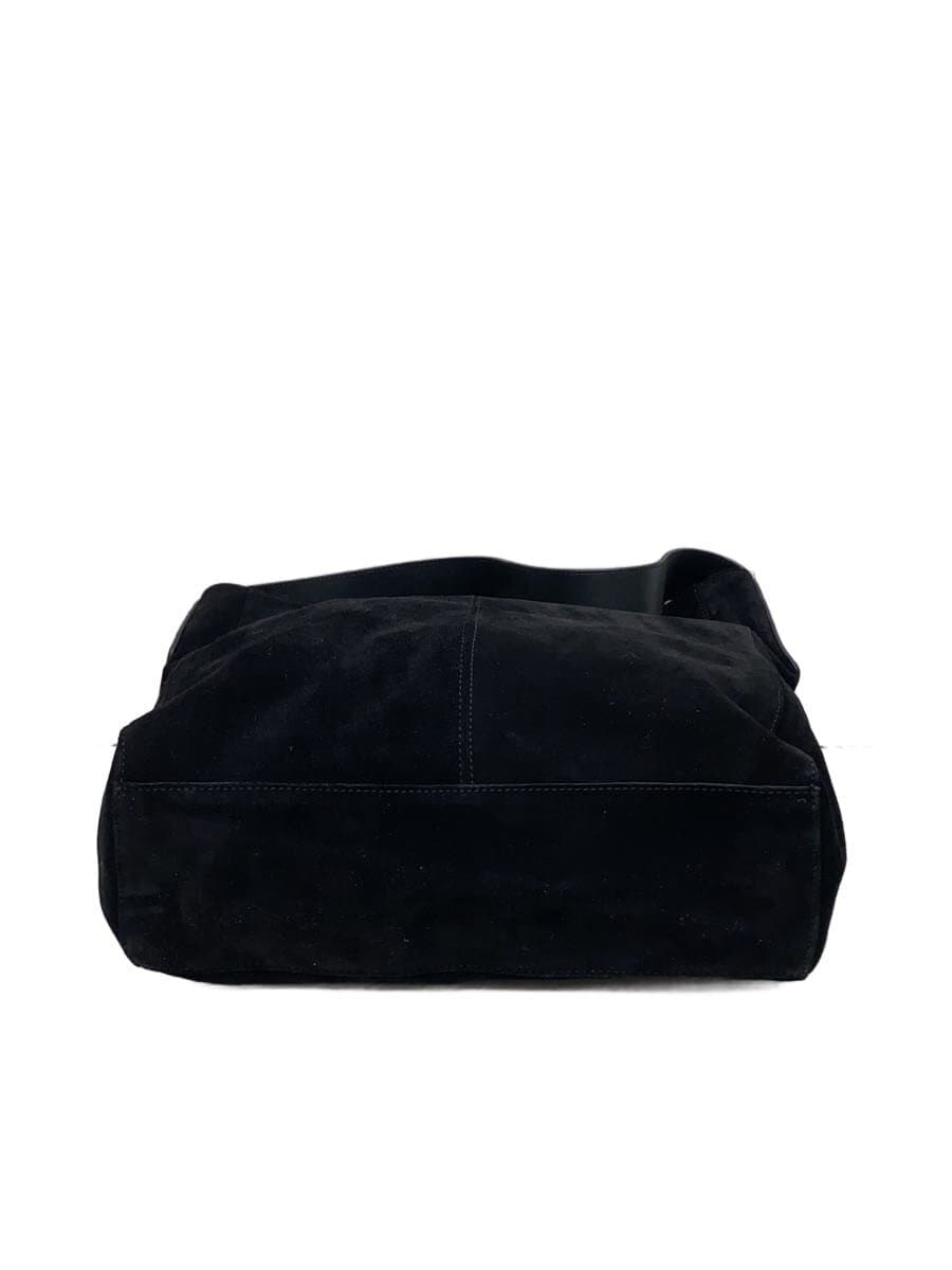 Other Brand Shoulder Bag Suede BLK 4