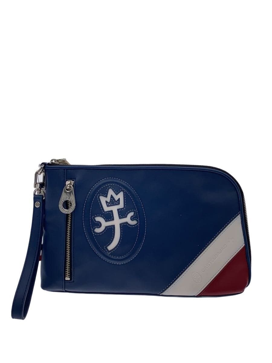 CASTELBAJAC second bag leather navy