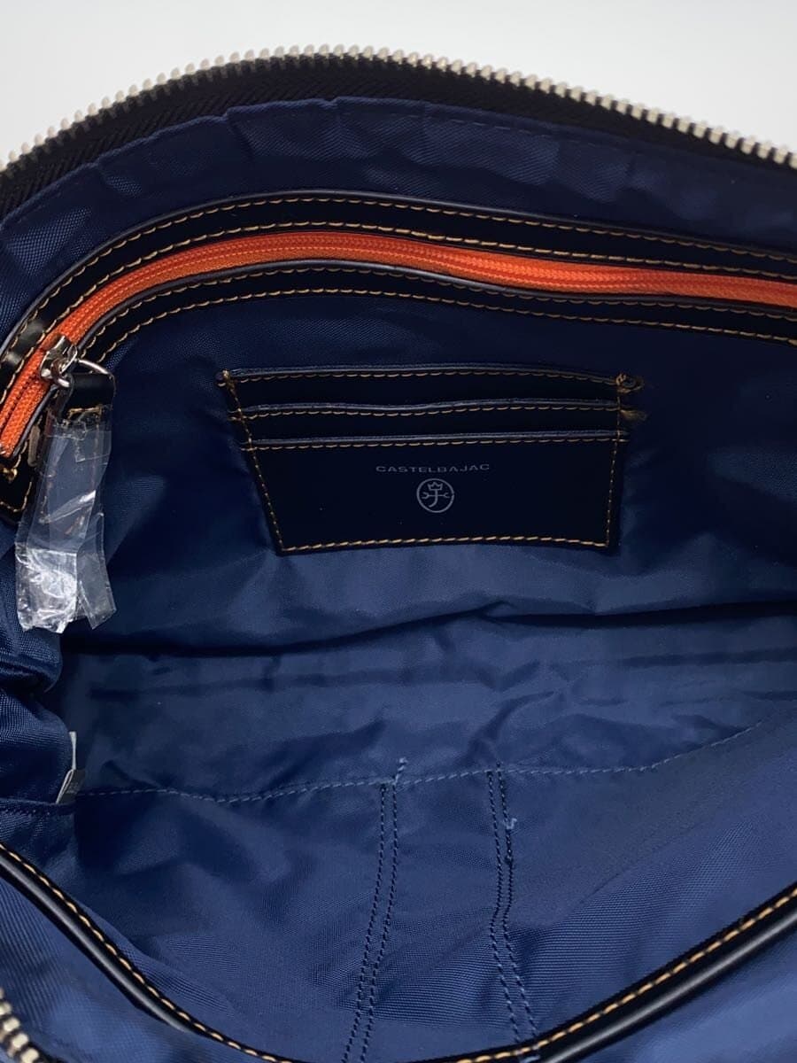 CASTELBAJAC second bag leather navy 6