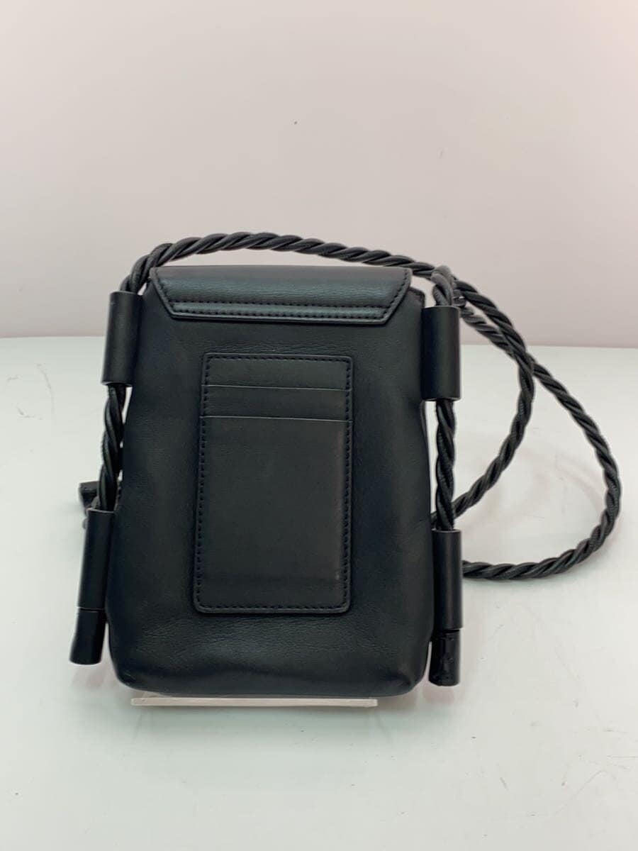 Chloe Shoulder Bag Faux Leather BLK 3