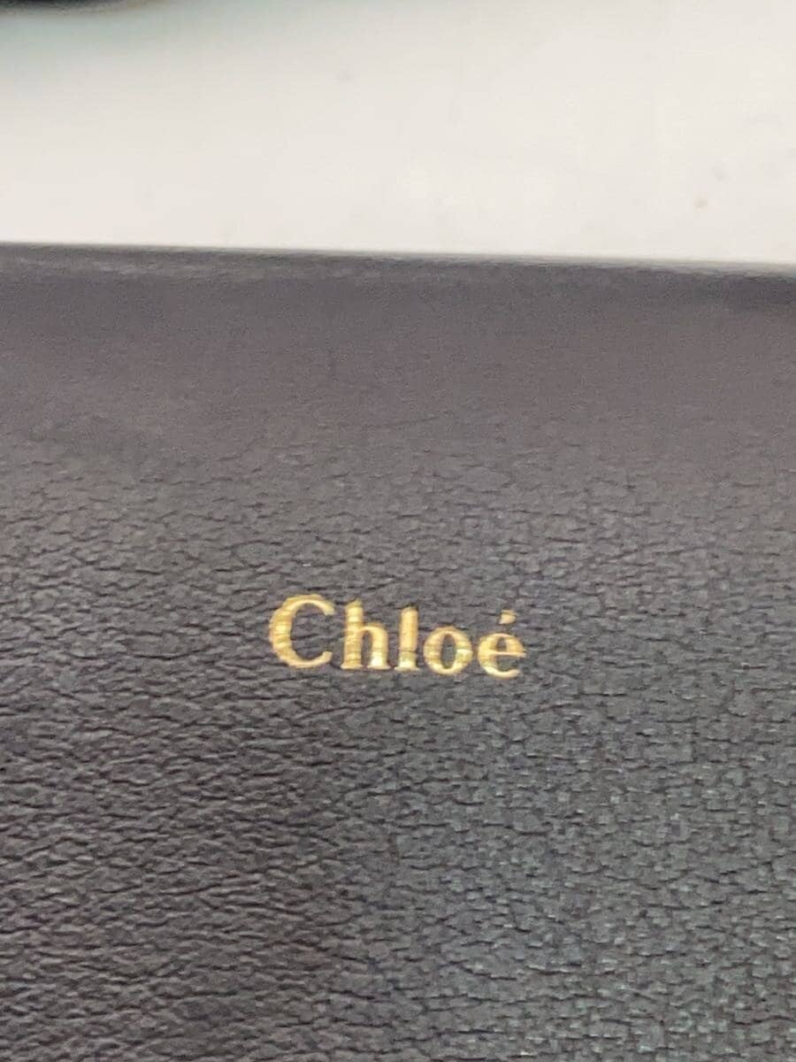 Chloe Shoulder Bag Faux Leather BLK 5