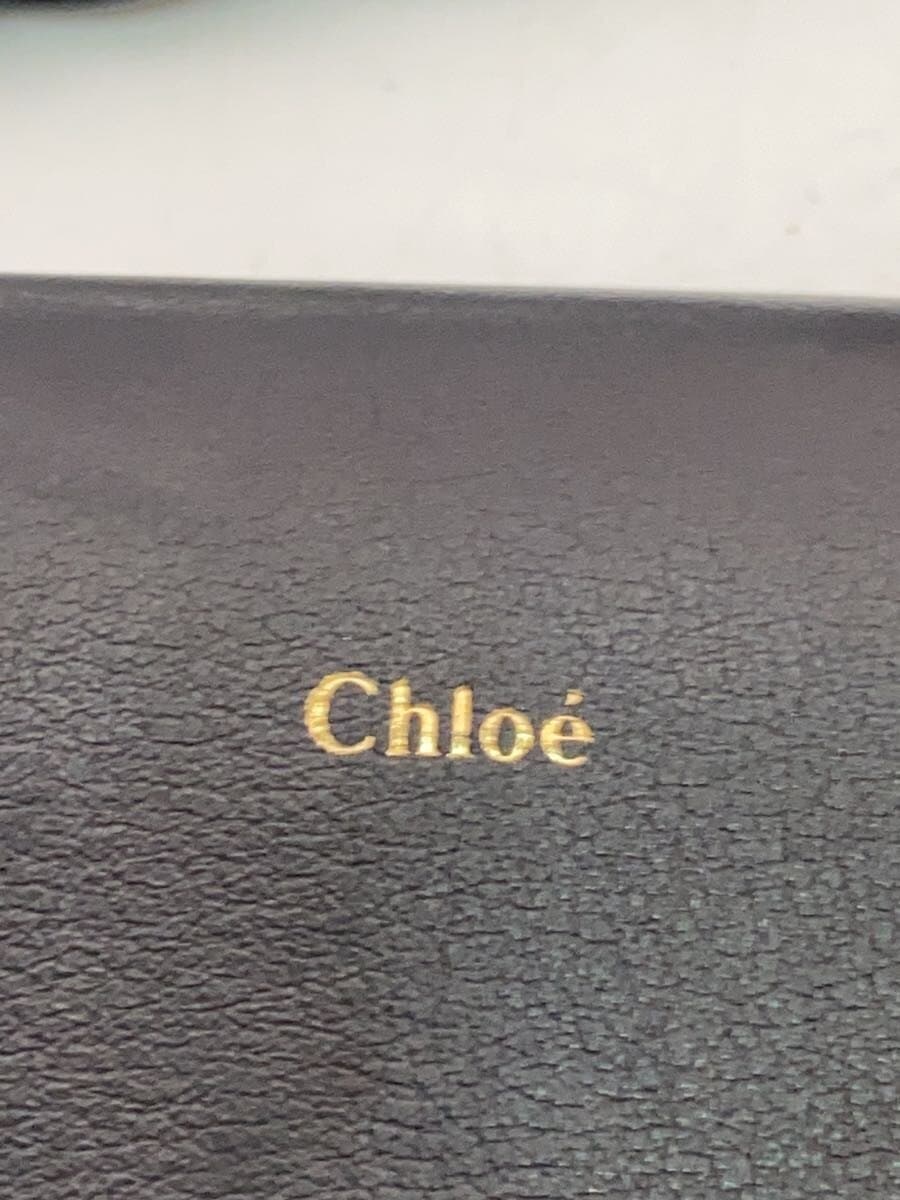 Chloe Shoulder Bag Faux Leather BLK 5