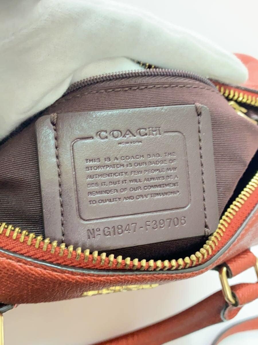 COACH Shoulder Bag RED F39706 5