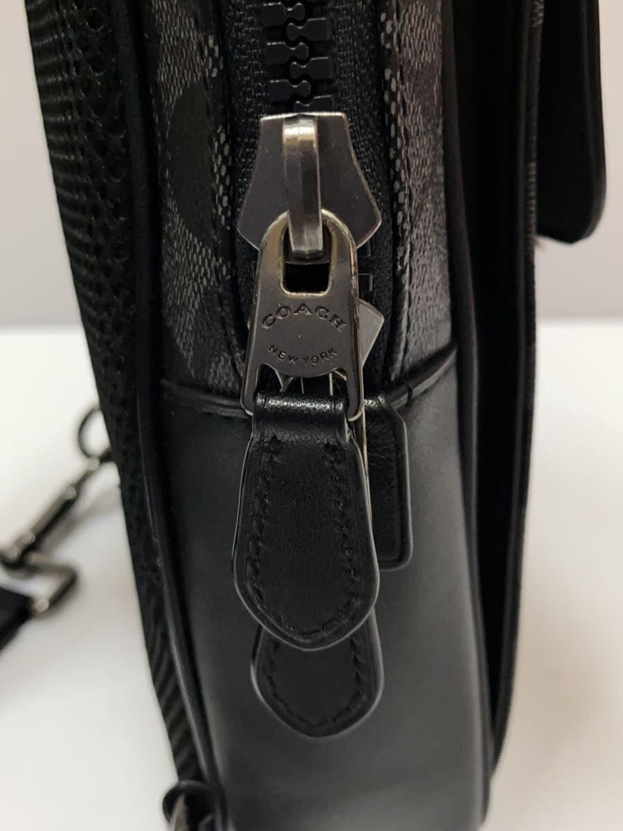 COACH Shoulder Bag PVC BLK C2711 7