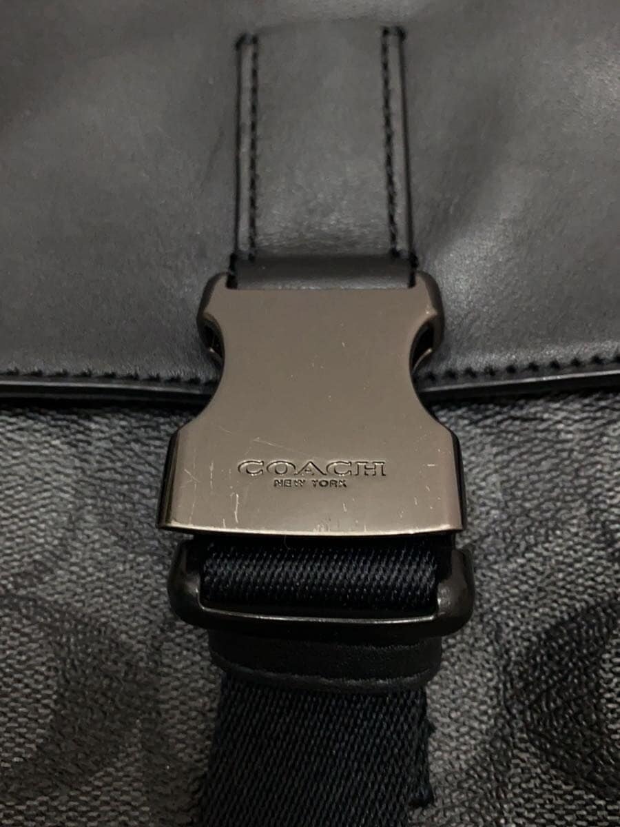 COACH Shoulder Bag PVC BLK C2711 8