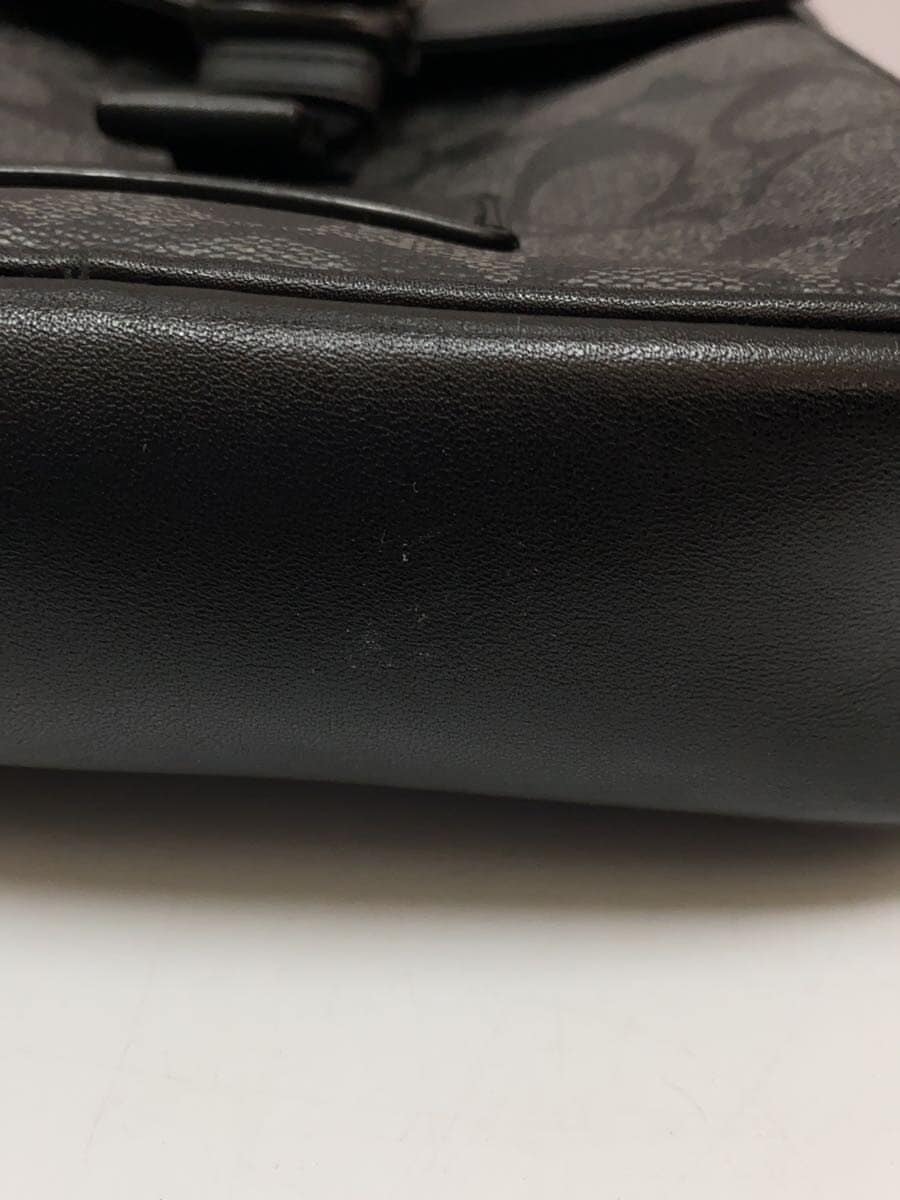 COACH Shoulder Bag PVC BLK C2711 9