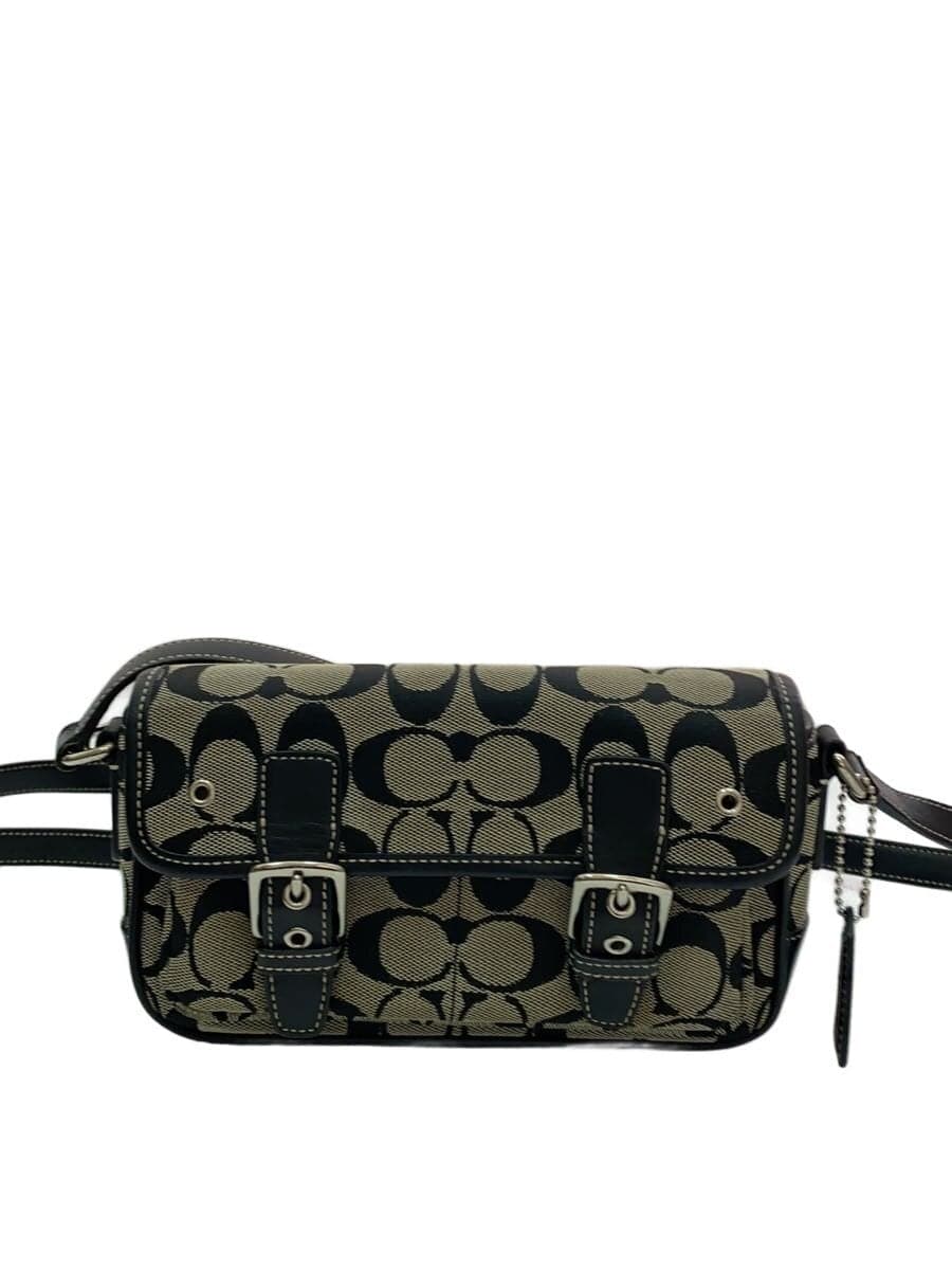 COACH Mini Field Signature Canvas GRY