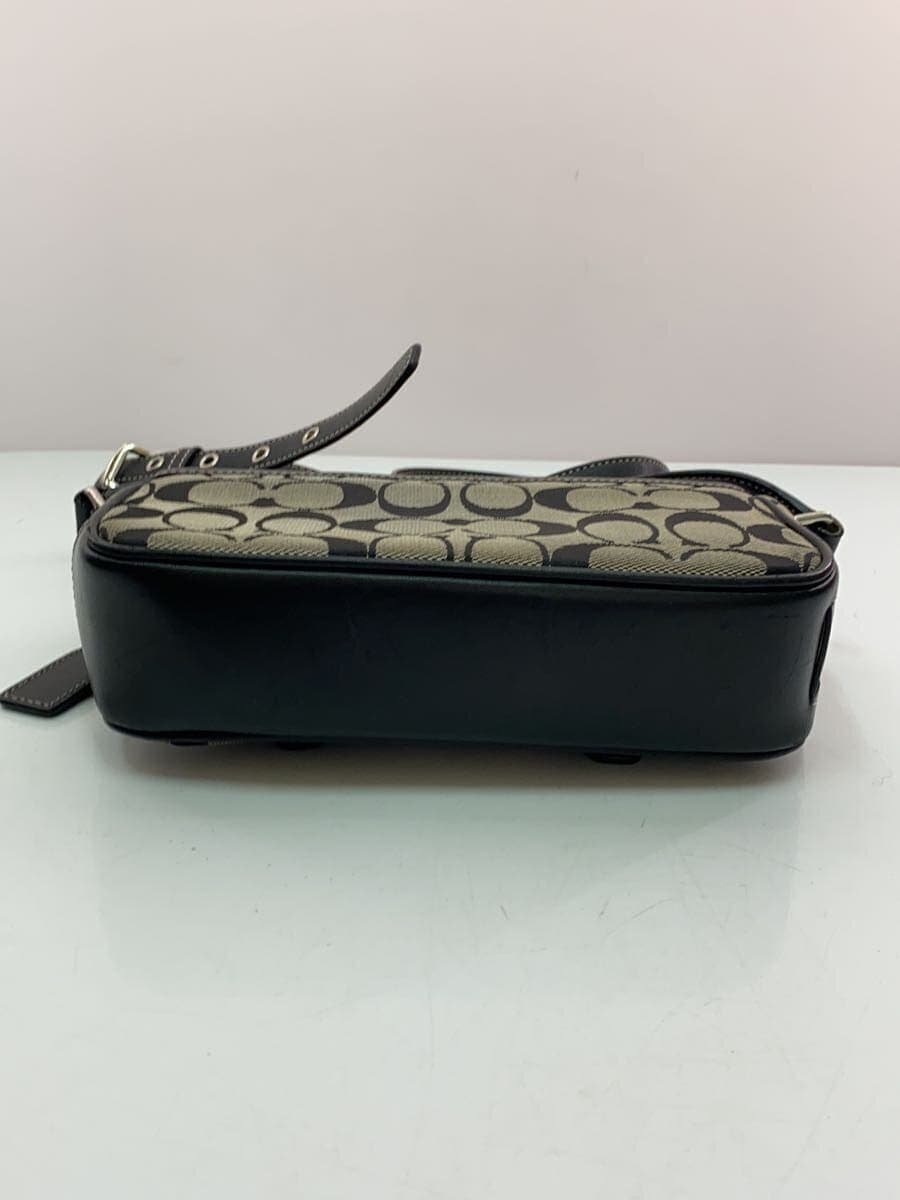 COACH Mini Field Signature Canvas GRY 4