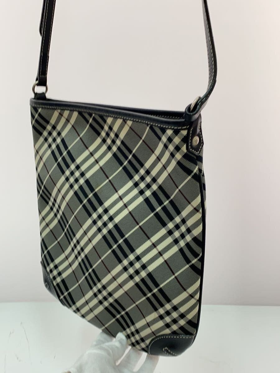 BURBERRY BLUE LABEL shoulder bag canvas GRY ZA414-600-09 2