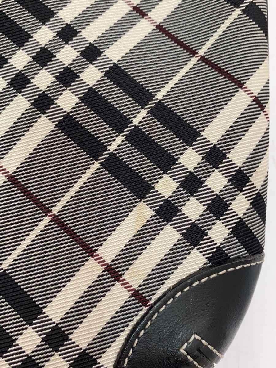 BURBERRY BLUE LABEL shoulder bag canvas GRY ZA414-600-09 9