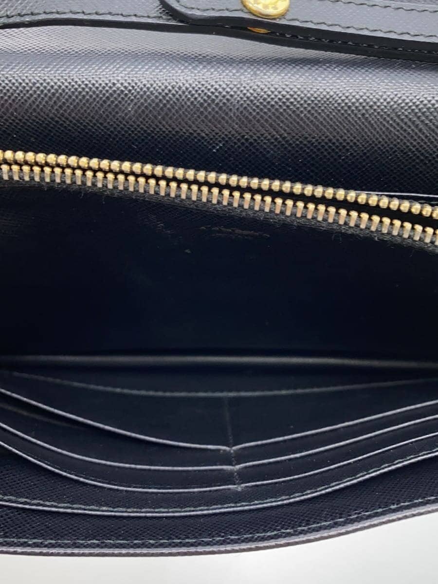 PRADA Shoulder Bag Leather BLK 6