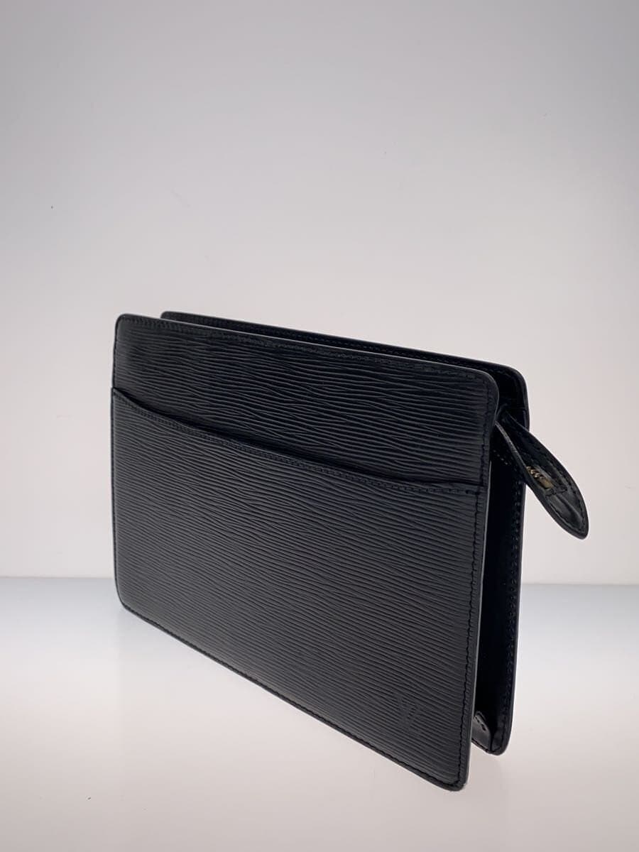 LOUIS VUITTON Pochette Homme _Epi Leather BLK 2