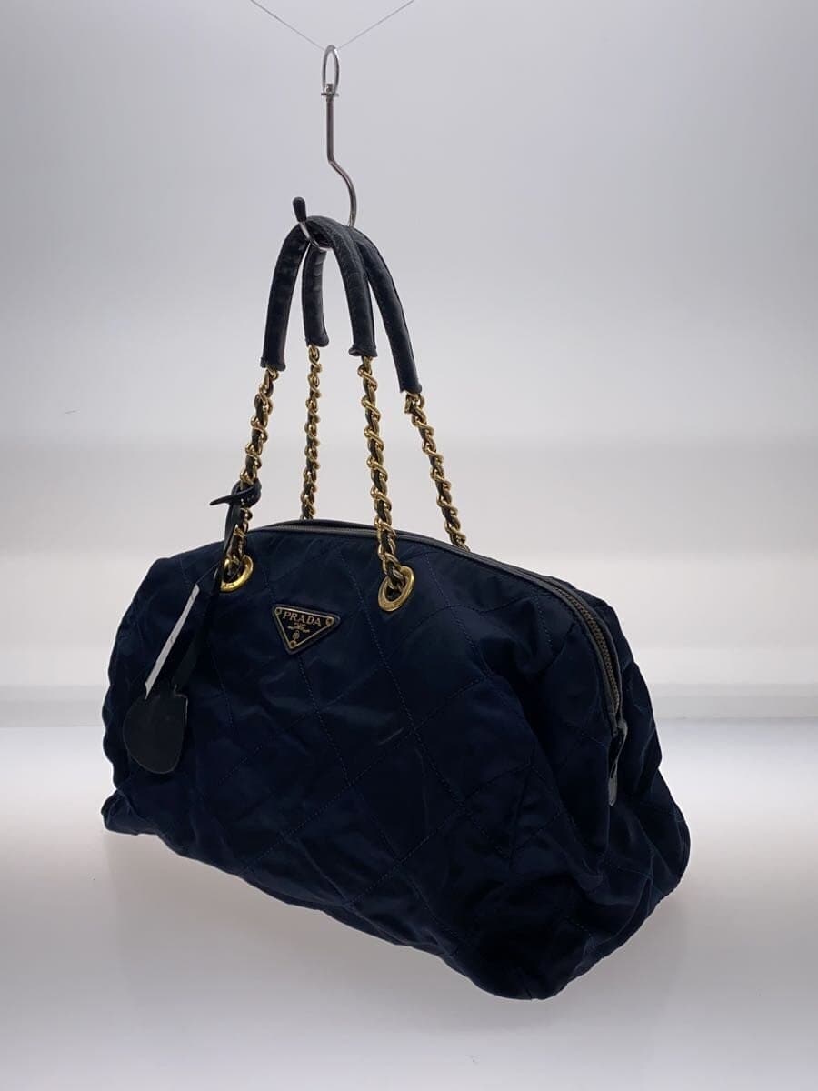 PRADA Handbag Nylon NVY 2