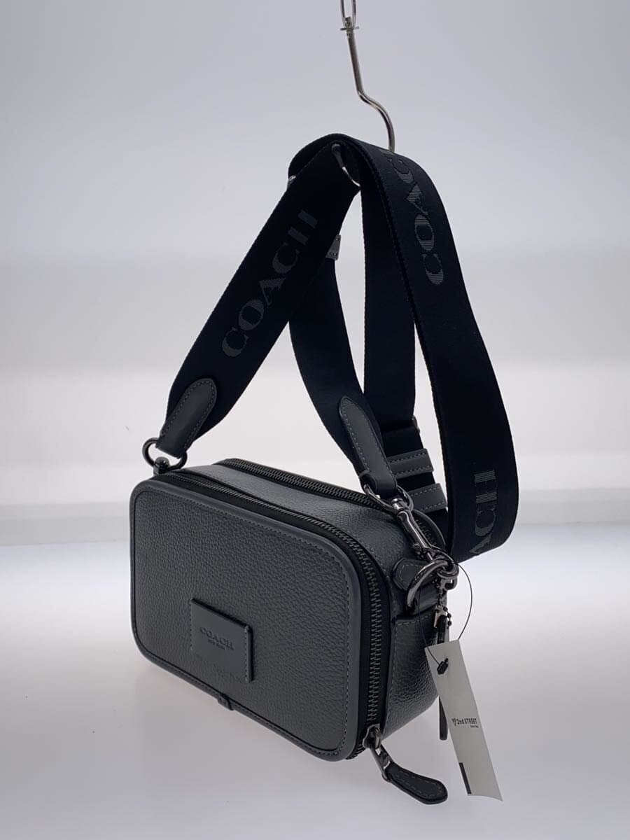 COACH Shoulder Bag Leather GRY CM113 2