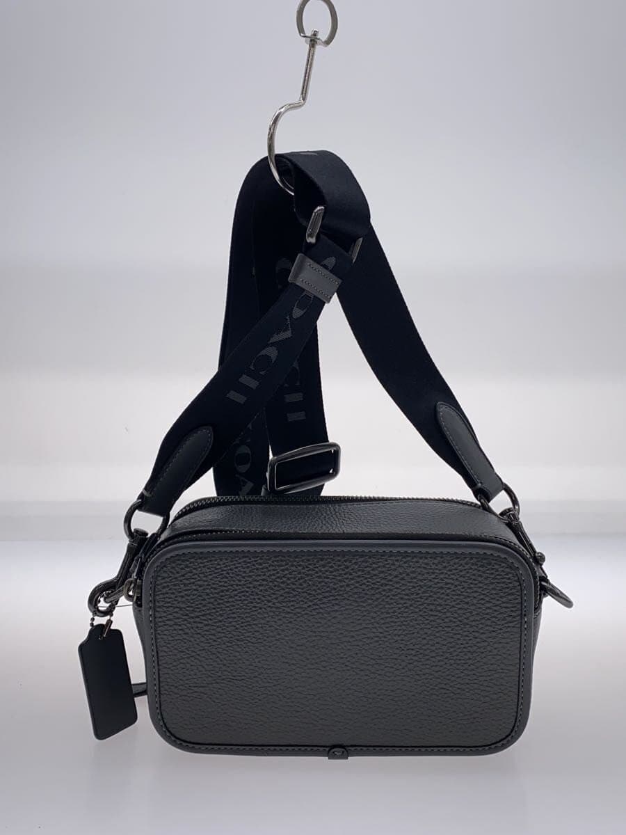 COACH Shoulder Bag Leather GRY CM113 3