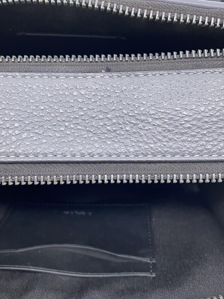 COACH Shoulder Bag Leather GRY CM113 6