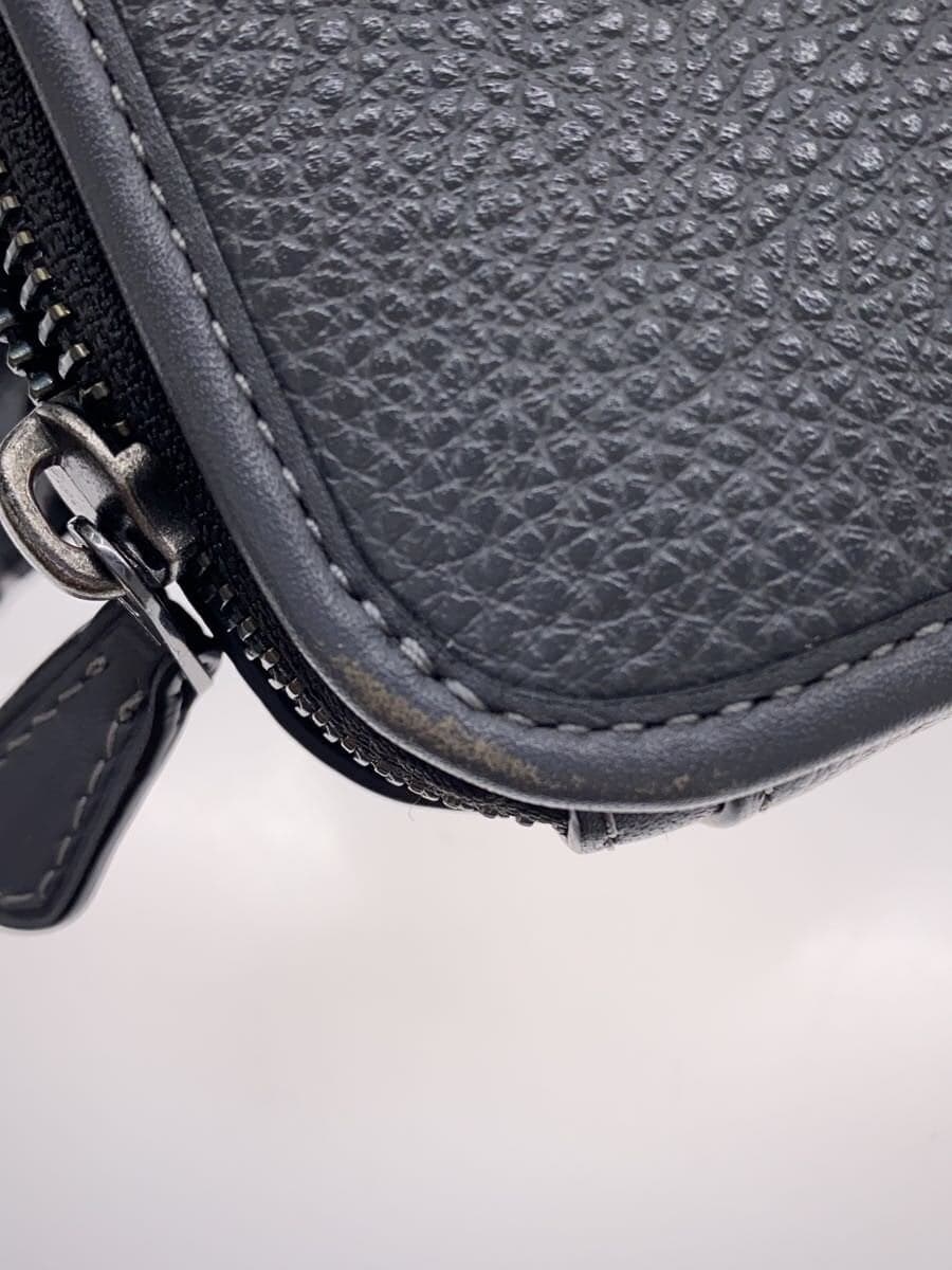 COACH Shoulder Bag Leather GRY CM113 7