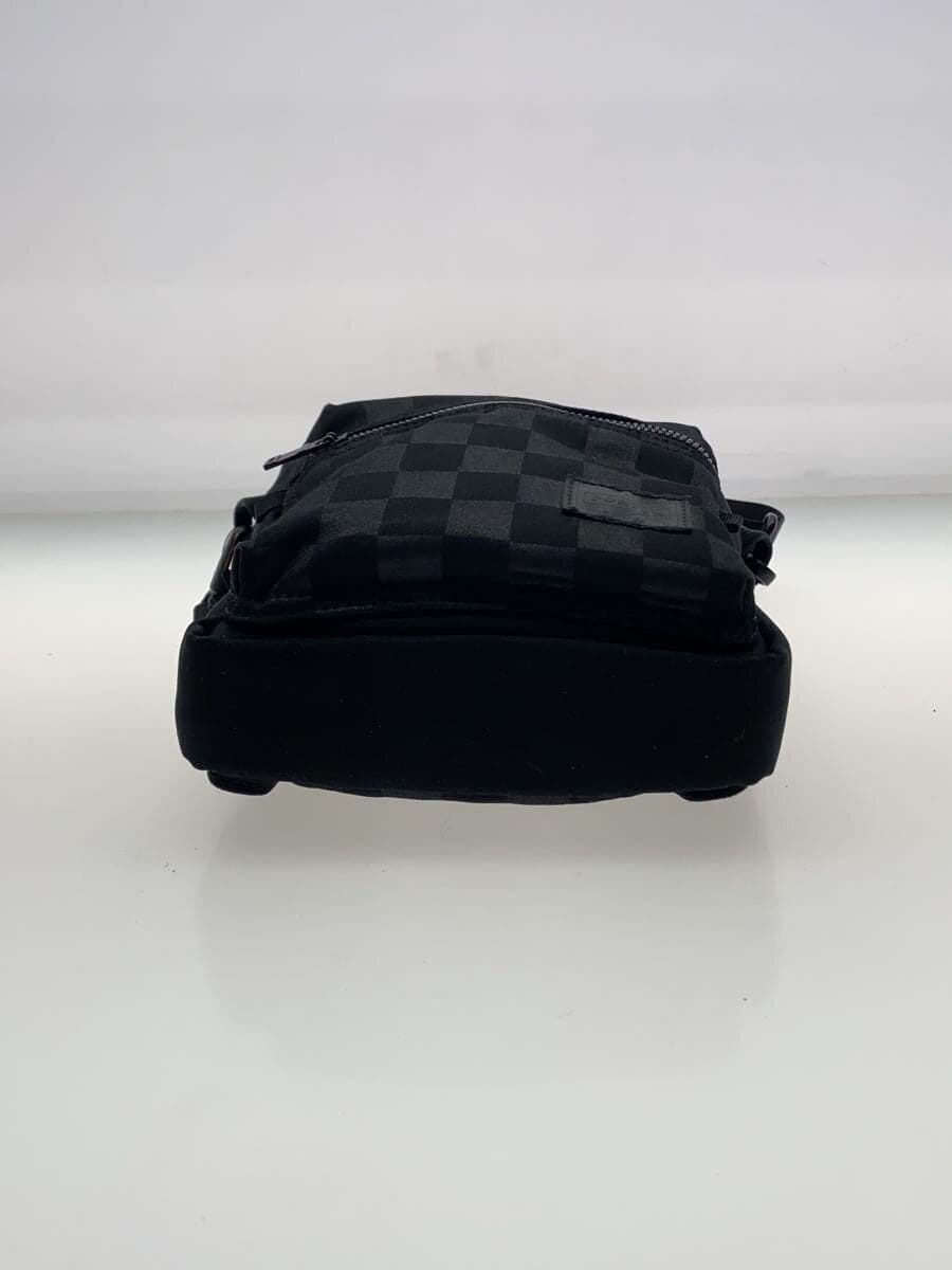 PORTER shoulder bag nylon black check 4