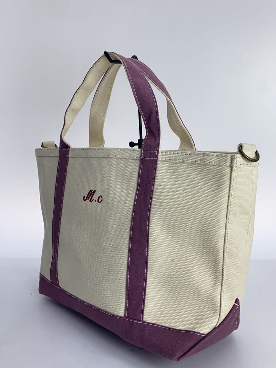 L.L.Bean Tote Bag Canvas IVO Solid 282343 2