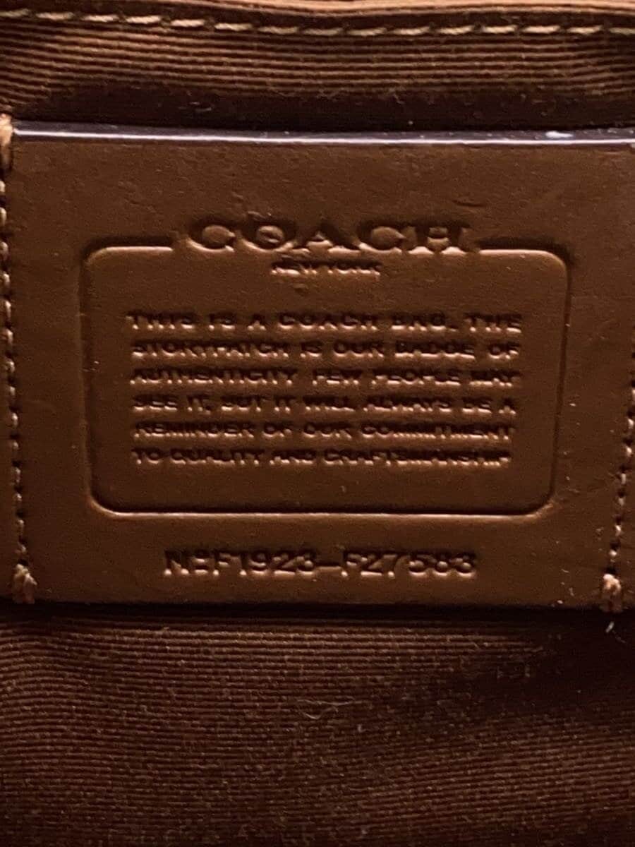 COACH Handbag Canvas BRW F1923-F27583 5