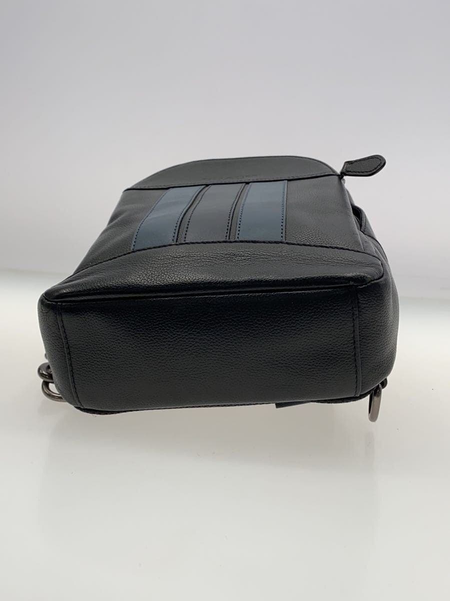 COACH Backpack Leather Black Solid F49313 4