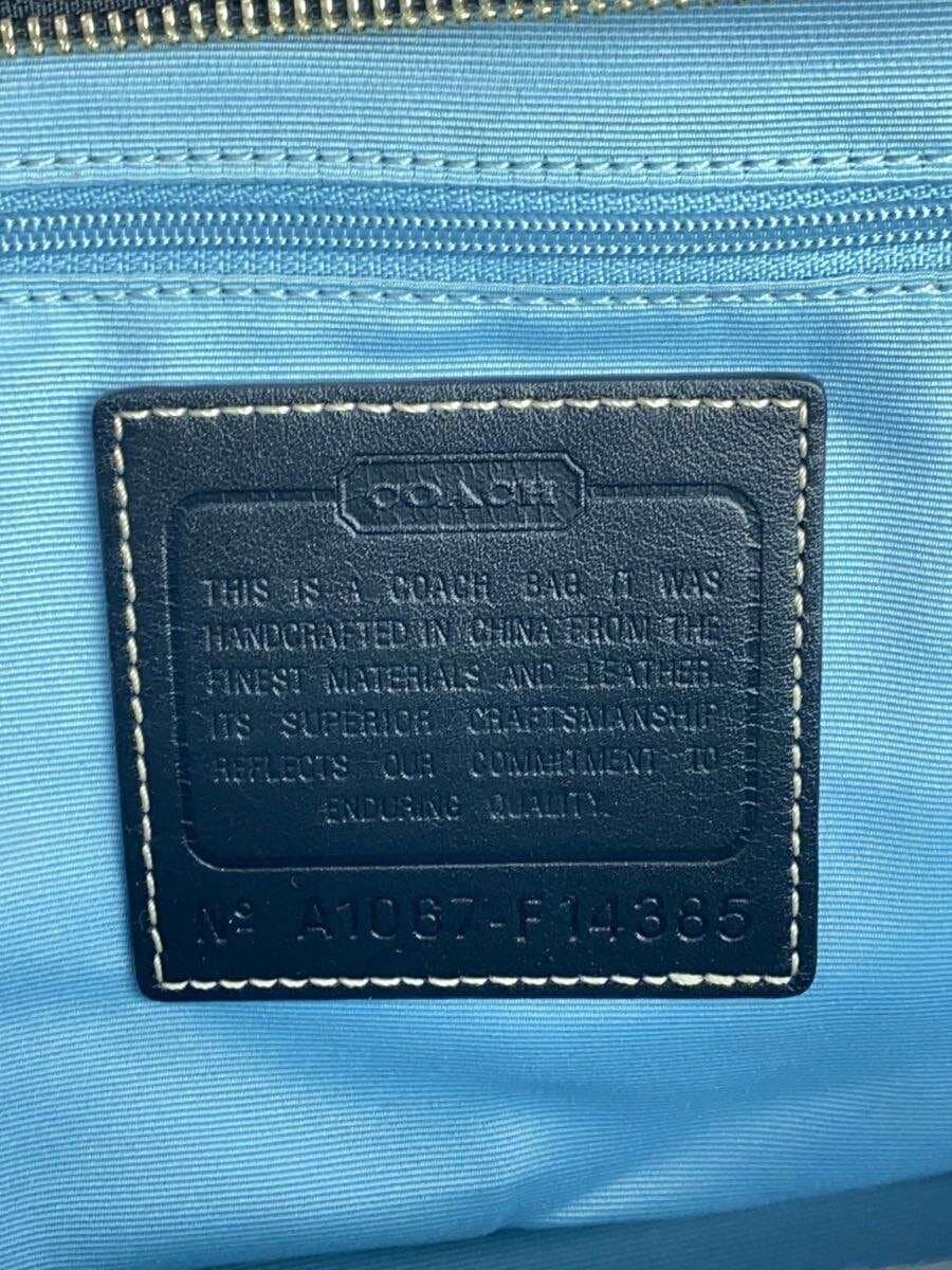 COACH Tote Bag_Signature_Black Canvas BLK All Over Pattern 5