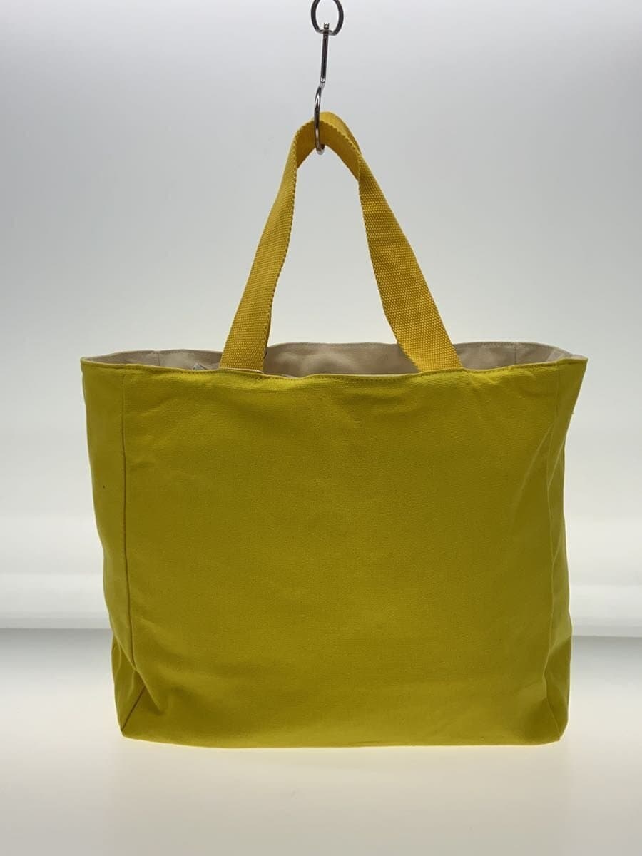 agnes b. Tote Bag Canvas YLW Solid Color G701-VN01 3