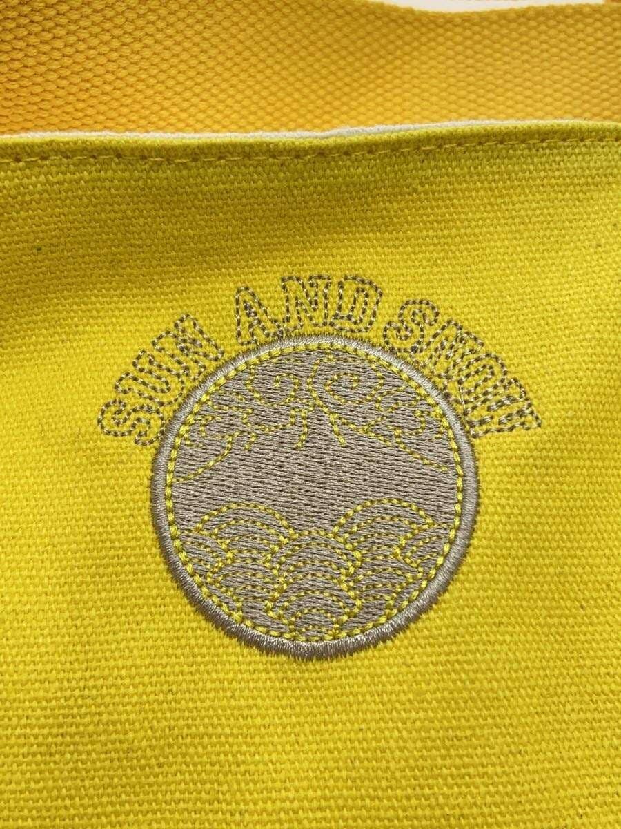 agnes b. Tote Bag Canvas YLW Solid Color G701-VN01 5