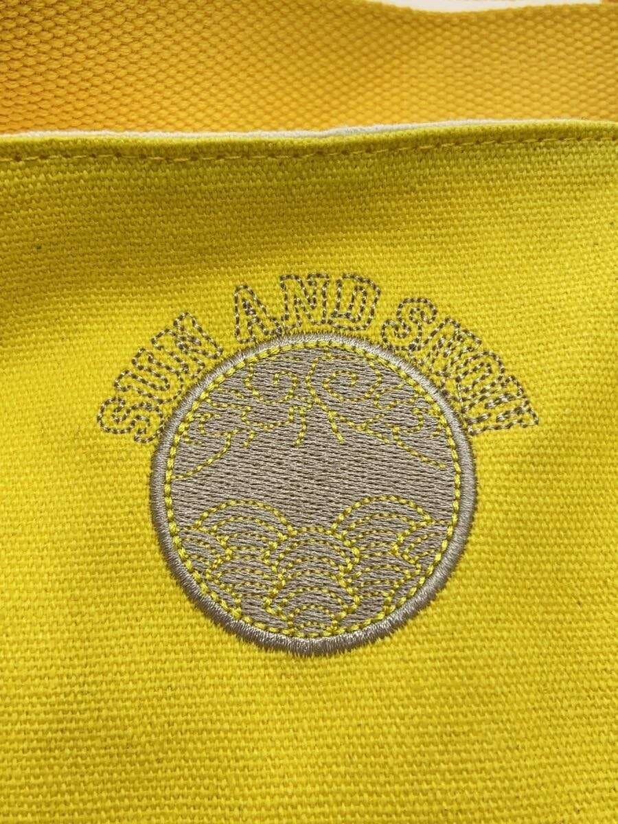 agnes b. Tote Bag Canvas YLW Solid Color G701-VN01 5